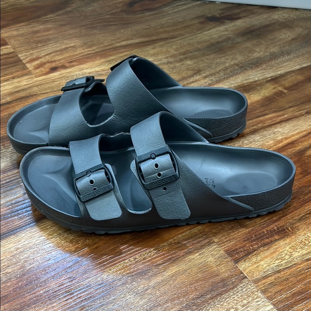 Birkenstock Charcoal Double Strap Sandals